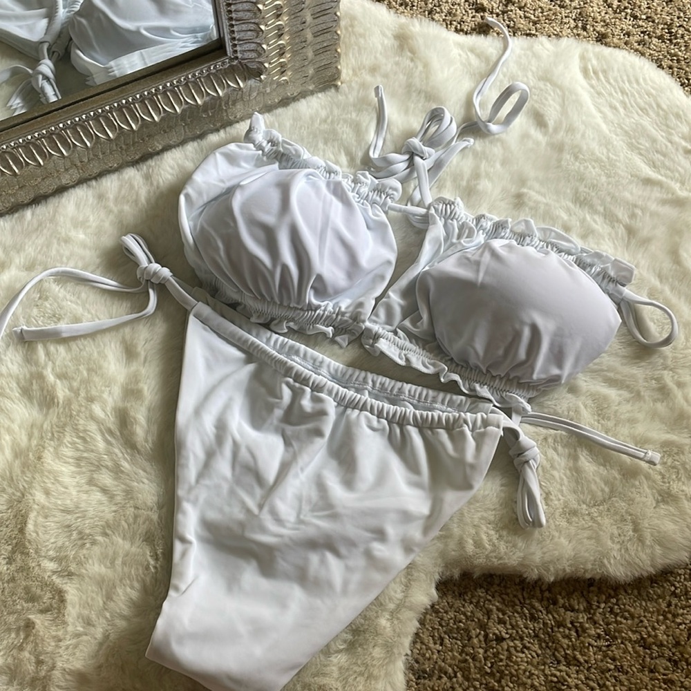 White bikini